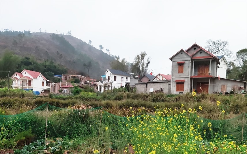 Một góc thôn Bản Quẩy, xã Bắc Xa
