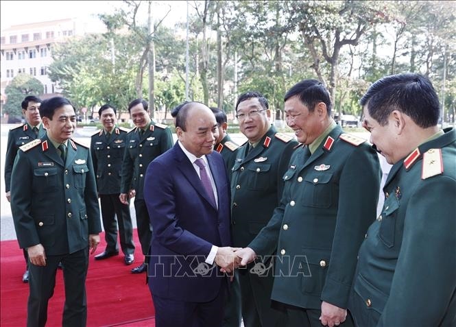 Chủ tịch nước Nguyễn Xuân Phúc và các đại biểu tham dự Hội nghị - Ảnh: TTXVN Chủ tịch nước Nguyễn Xuân Phúc và các đại biểu tham dự Hội nghị - Ảnh: TTXVN