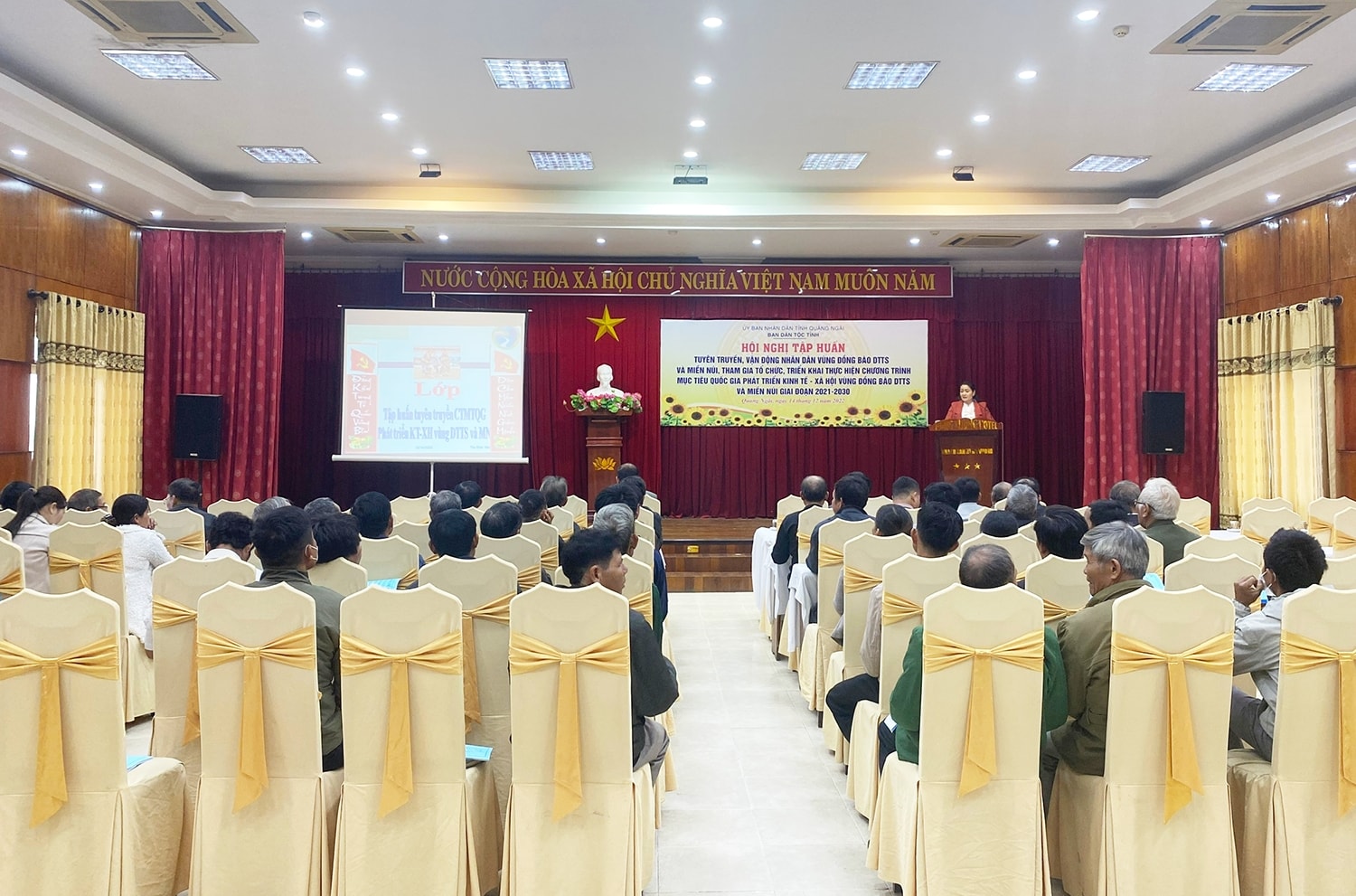 Quang cảnh Hội nghị tập huấn