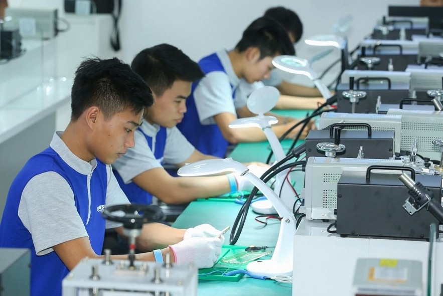 Chất lượng và hiệu quả đào tạo nghề có bước chuyển biến tích cực với trên 75% số sinh viên tìm được việc làm hoặc tự tạo việc làm ngay sau khi tốt nghiệp. Ảnh minh họa