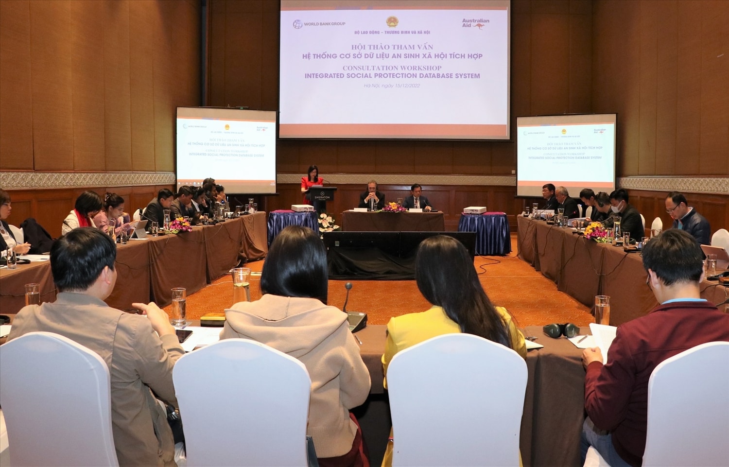 Hội thảo tham vấn về “Hệ thống cơ sở dữ liệu an sinh xã hội tích hợp” được tổ chức ngày 15/12/2022.