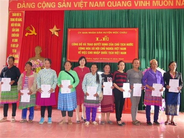 Được nhập tịch giúp nhiều cặp vợ chồng kết hôn xuyên biên giới có điều kiện hòa nhập đời sống kinh tế, văn hóa, xã hội tại cộng đồng nơi cư trú