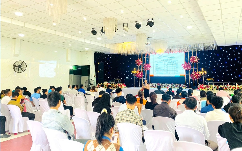 Quang cảnh lớp tập huấn tại huyện A Lưới Quang cảnh lớp tập huấn tại huyện A Lưới