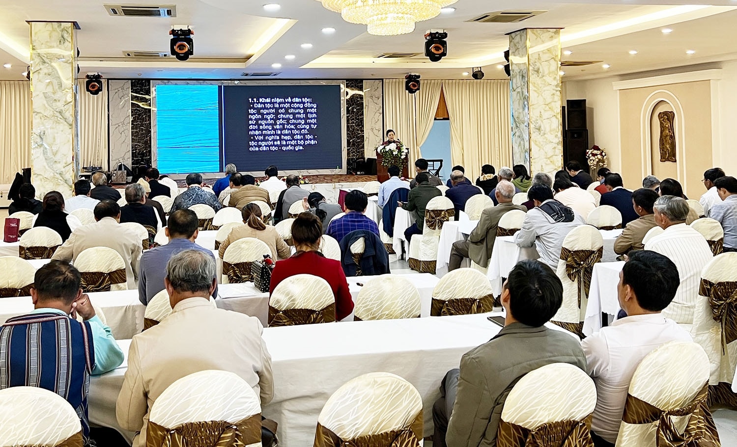 Quang cảnh Hội nghị tập huấn