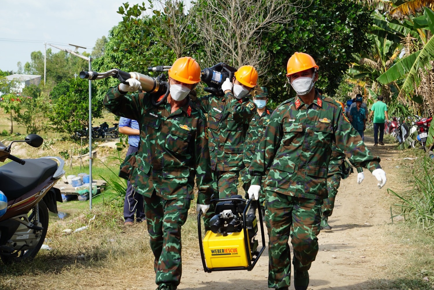 Bộ Tư lệnh Quân khu 9 đã đưa lực lượng đến ứng cứu 