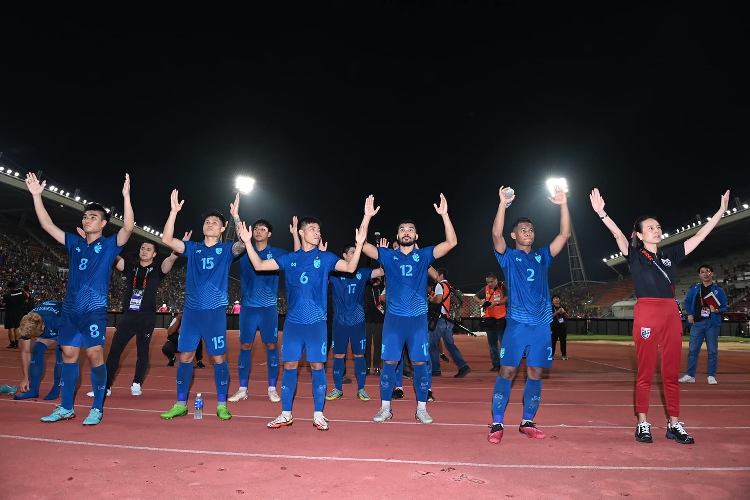 Niềm vui của Thái Lan sau khi thắng Malaysia, hẹn Việt Nam ở chung kết AFF Cup 2022