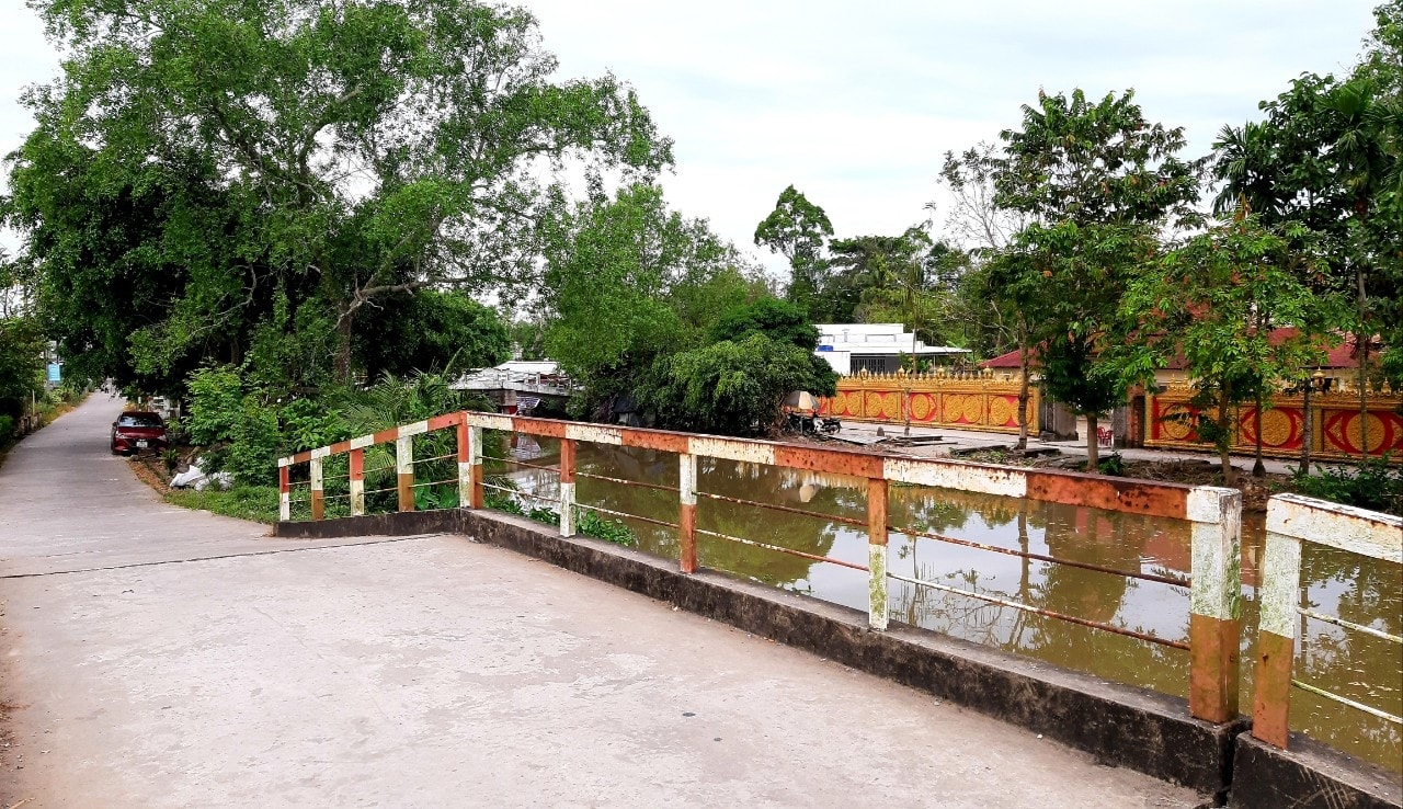 Đường về sóc Bà Mai, xã Vị Thủy, huyện Vị Thủy, tỉnh Hậu Giang