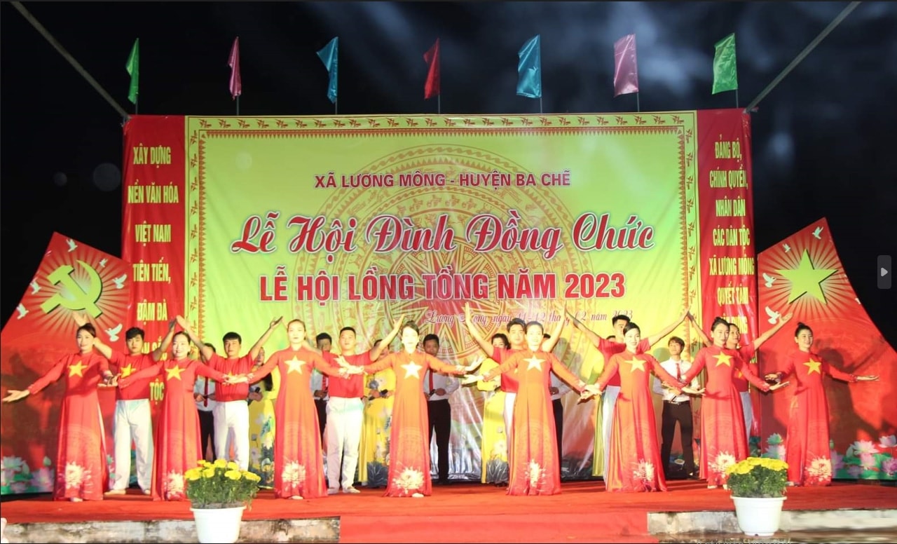 Nhiều tiết mục văn nghệ đặc sắc tổ chức tại Lễ hội Lồng Tồng