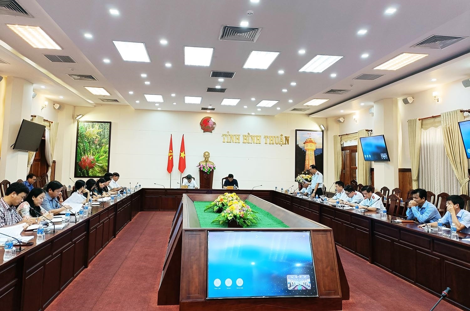 Quang Cảnh buổi công bố Quyết định thanh tra