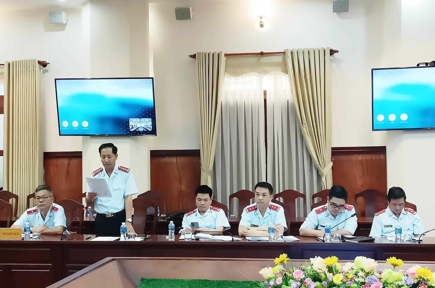 Ông Trần Phi Trường - Phó Chánh Thanh tra UBDT đã công bố Quyết định thanh tra