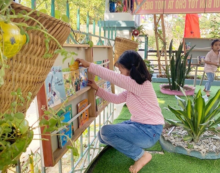 Thư viện đi vào hoạt động đã đem lại niềm tin cho phụ huynh và học sinh, khả năng học tập của các em ngày càng hiệu quả hơn