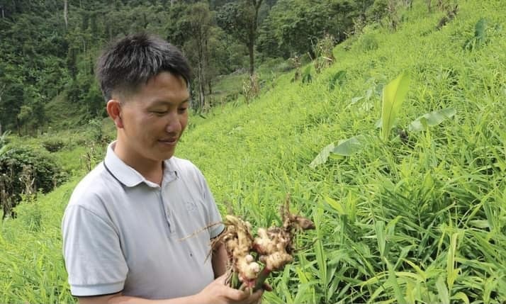 Xồng Bá Lẩu là gương sáng cho bà con bản Buộc Mú noi theo