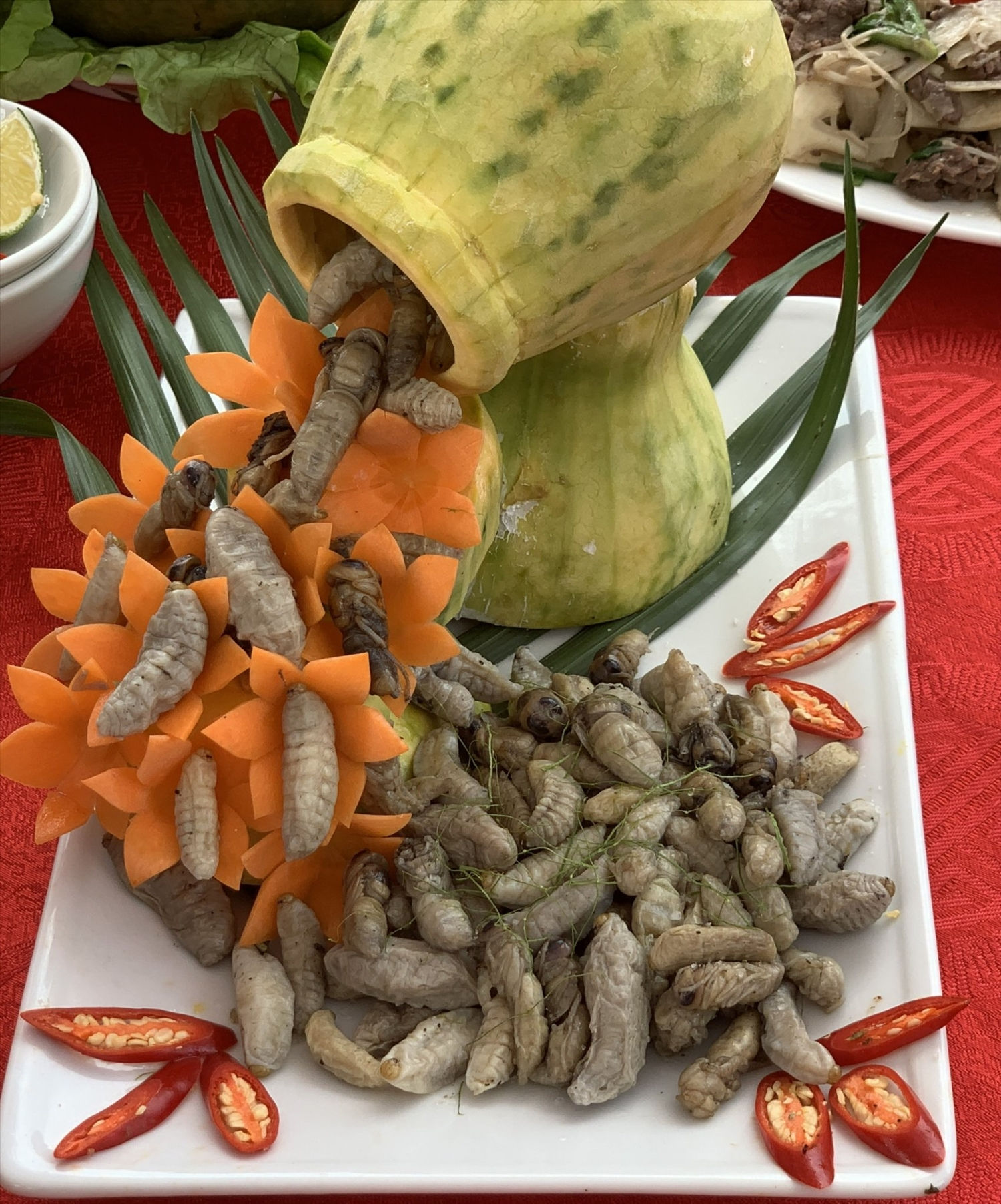 Nhiều món ăn dân dã được tạo thành từ các nguyên liệu địa phương