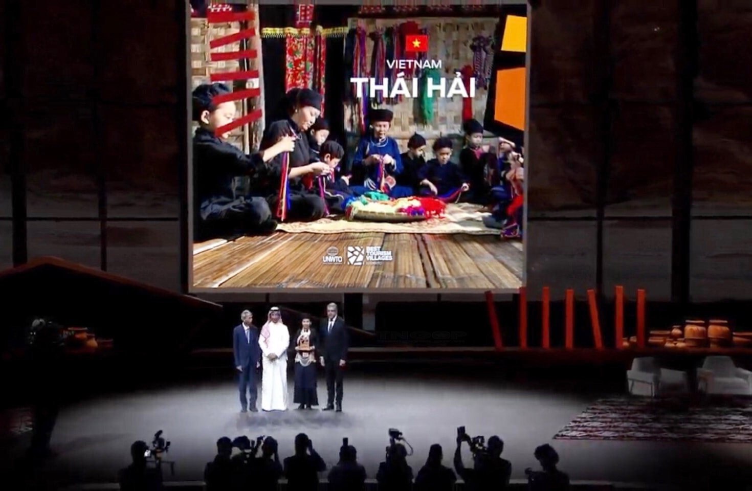 Giải thưởng do Tổ chức Du lịch thế giới (UNWTO) tổ chức tối 12/3, tại Ả-rập Xê-út
