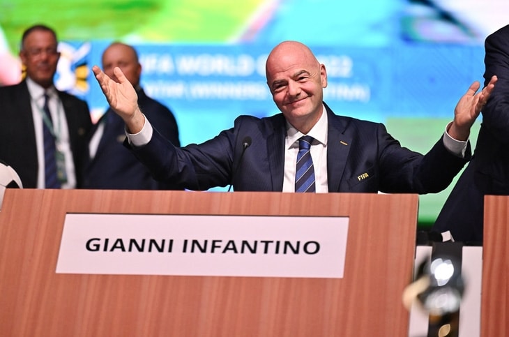 Ông Infantino tái đắc cử chủ tịch FIFA 