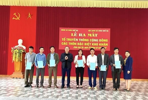 Ra mắt các tổ truyền thông cộng đồng (Ảnh TL)