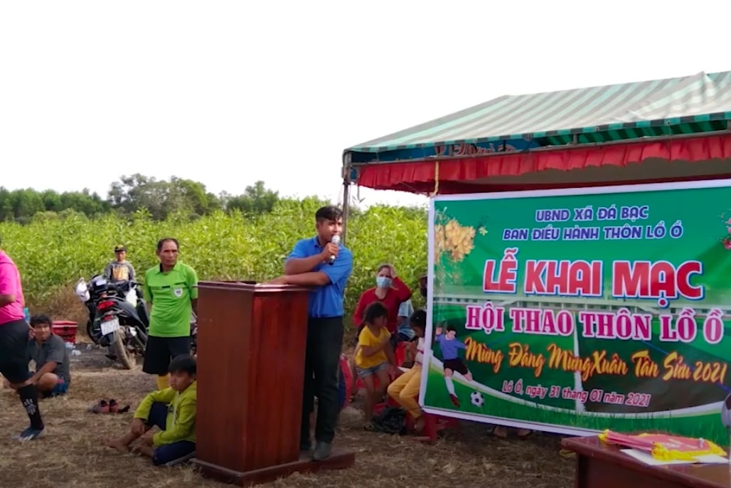 Đào Quốc Sương (người đứng nói trên bục) thời gian qua luôn được ví như 