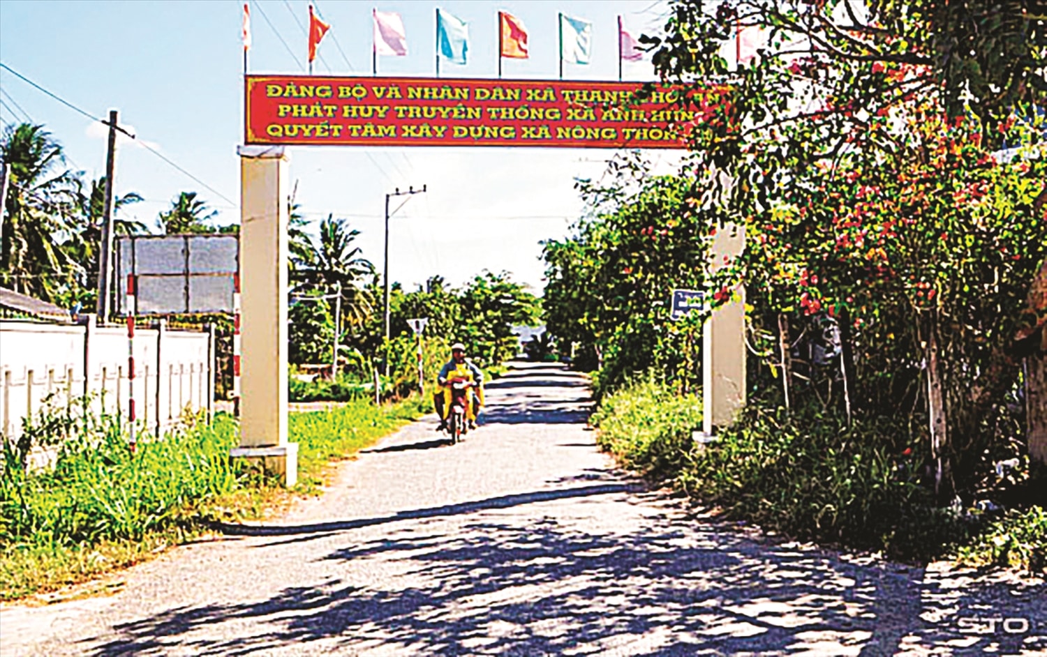 Nông thôn Thạnh Thới An đã có nhiều khởi sắc  nhờ các mô hình kinh tế.