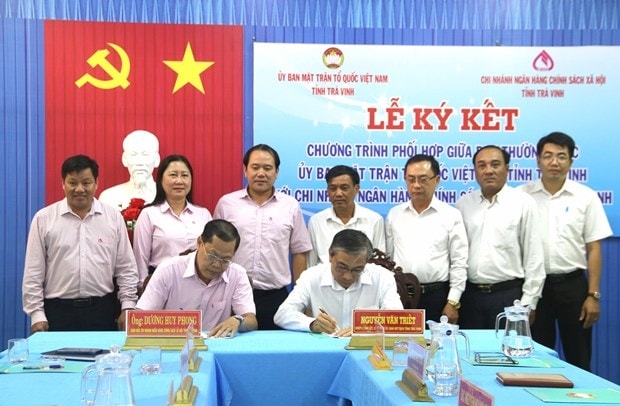 Quang cảnh lễ kí kết. Ảnh: Thanh Hòa - TTXVN