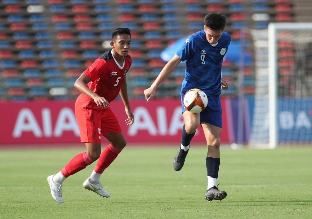 U22 Indonesia tỏ ra vượt trội hơn hẳn U22 Philippines U22 Indonesia tỏ ra vượt trội hơn hẳn U22 Philippines