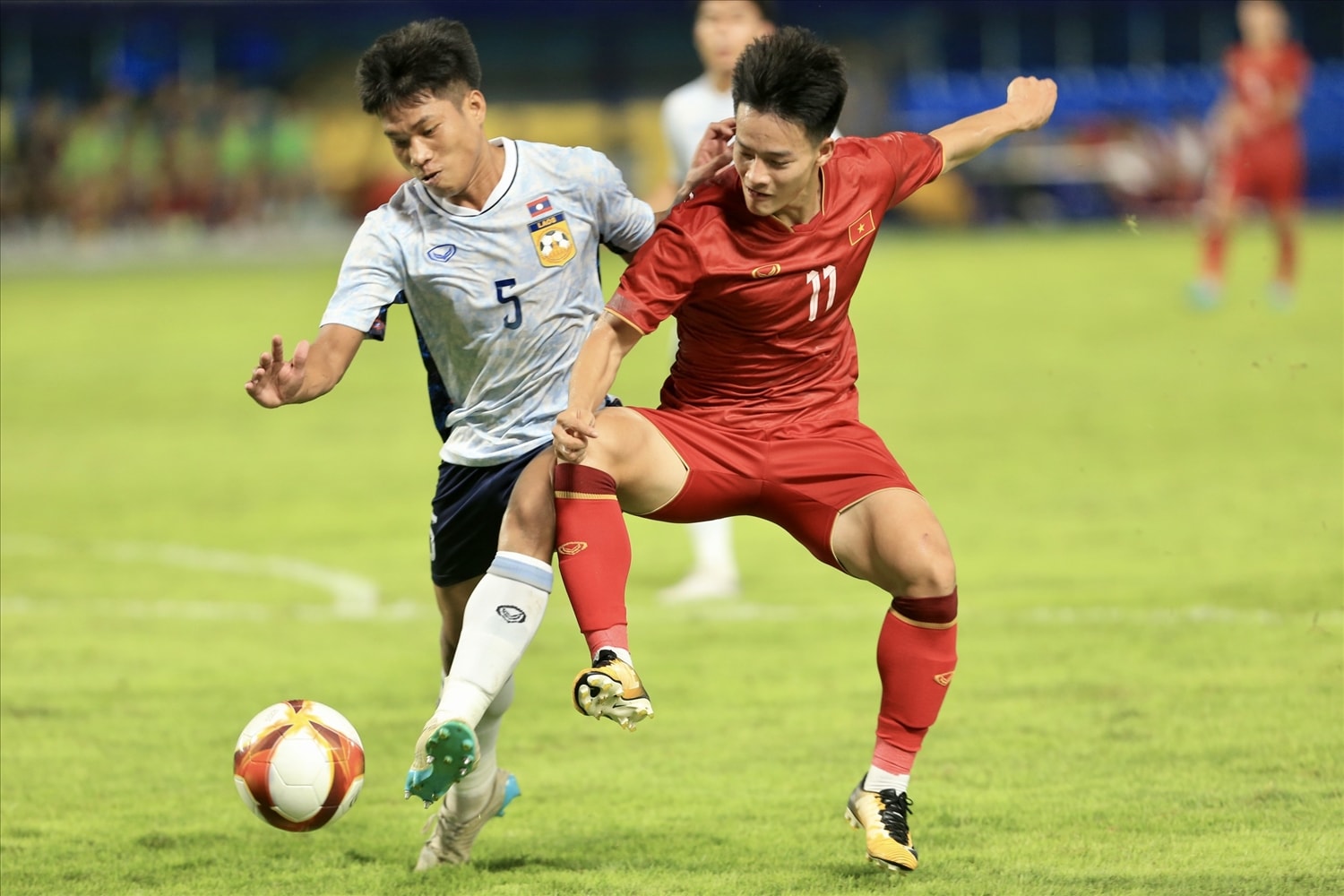 U22 Việt Nam có được 3 điểm trước U22 Lào U22 Việt Nam có được 3 điểm trước U22 Lào