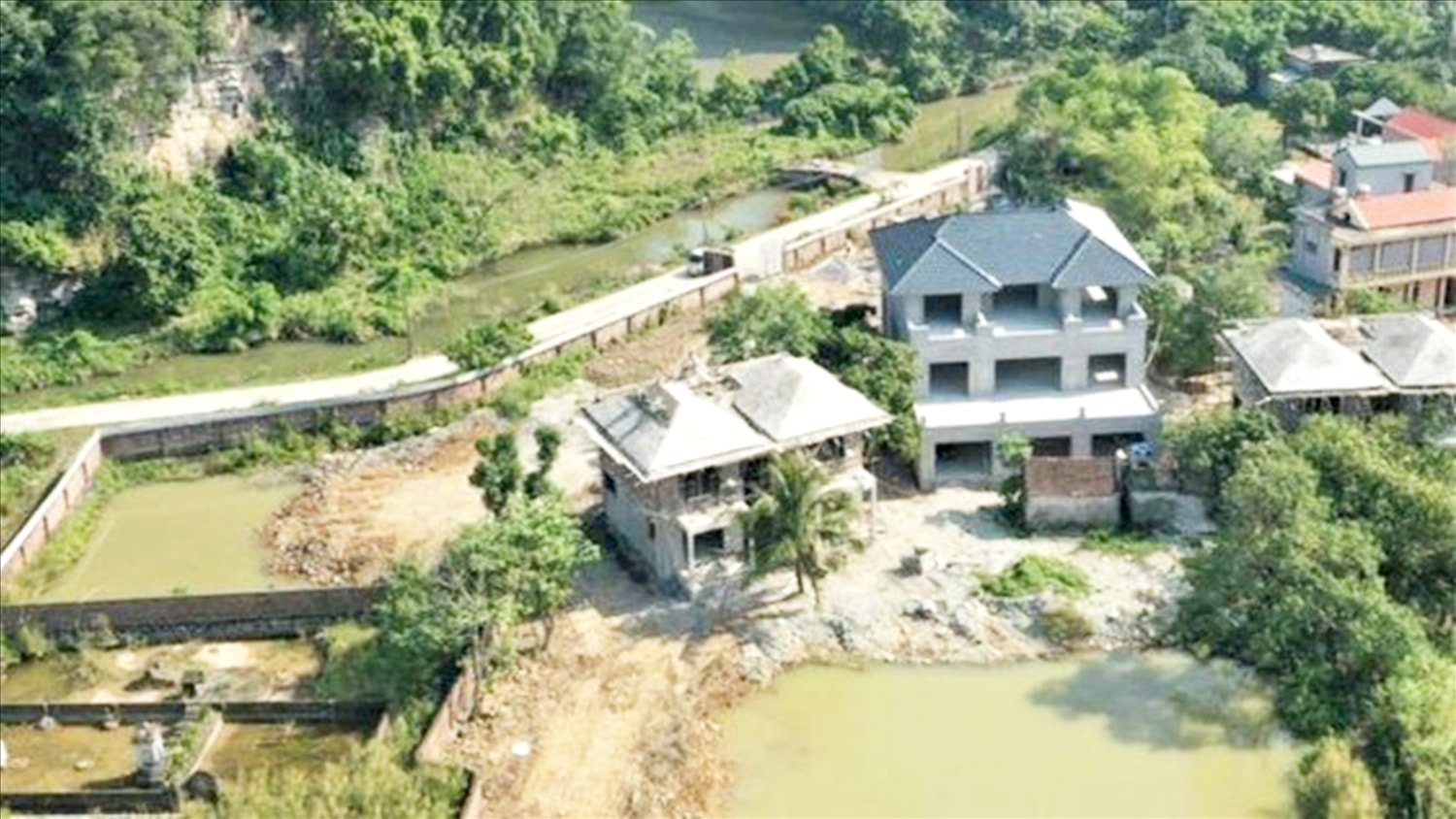 Công trình sai phép tại xã Hải Ninh, Hoa Lư, Ninh Bình