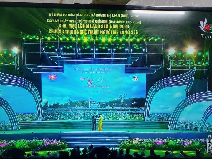 Toàn cảnh lễ khai mạc Lễ hội Làng Sen năm 2023 Toàn cảnh lễ khai mạc Lễ hội Làng Sen năm 2023