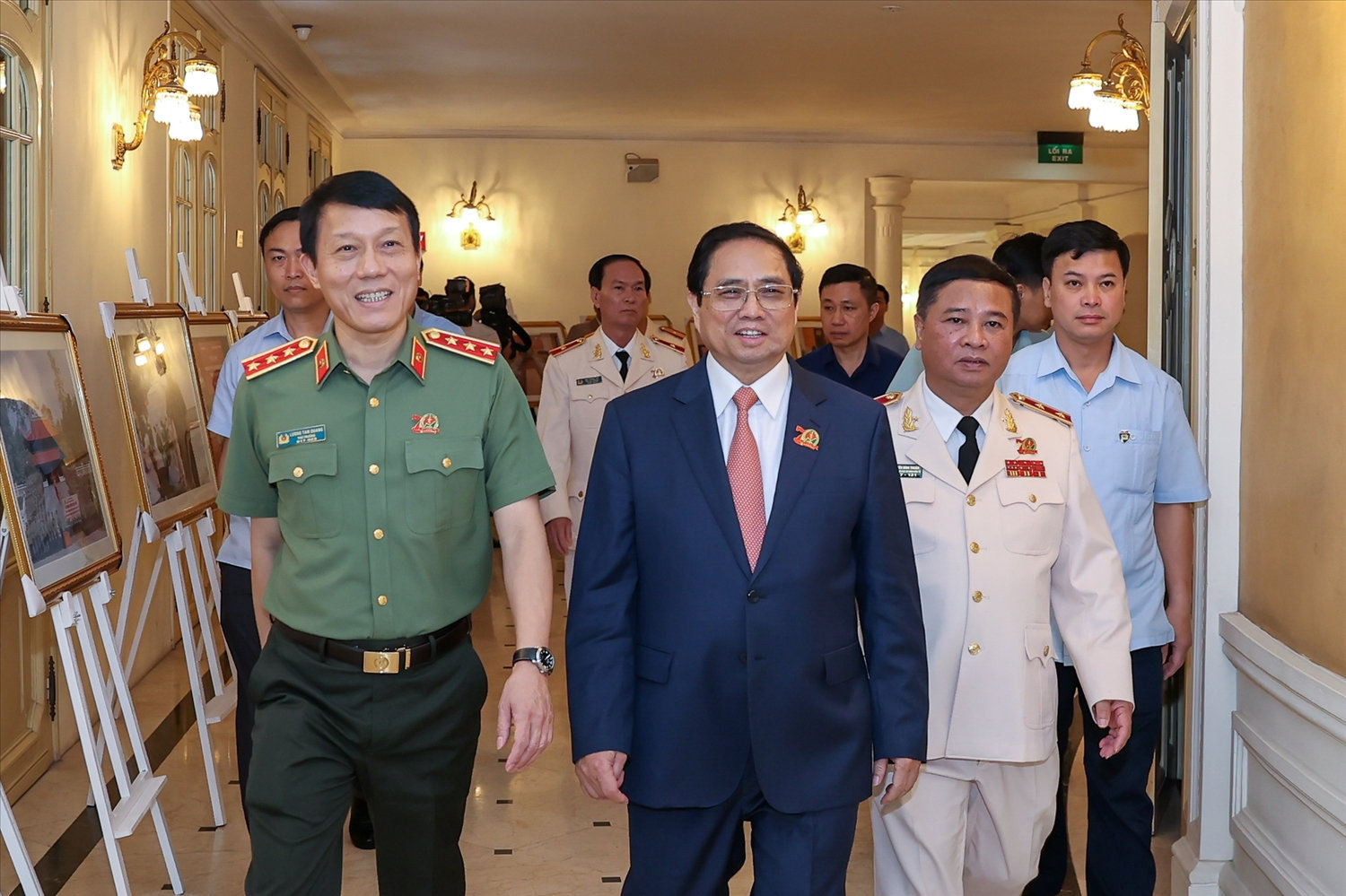 Thủ tướng Phạm Minh Chính dự Lễ kỷ niệm 70 năm Ngày truyền thống lực lượng an ninh kinh tế, sáng 13/5 - Ảnh: VGP/Nhật Bắc Thủ tướng Phạm Minh Chính dự Lễ kỷ niệm 70 năm Ngày truyền thống lực lượng an ninh kinh tế, sáng 13/5 - Ảnh: VGP/Nhật Bắc