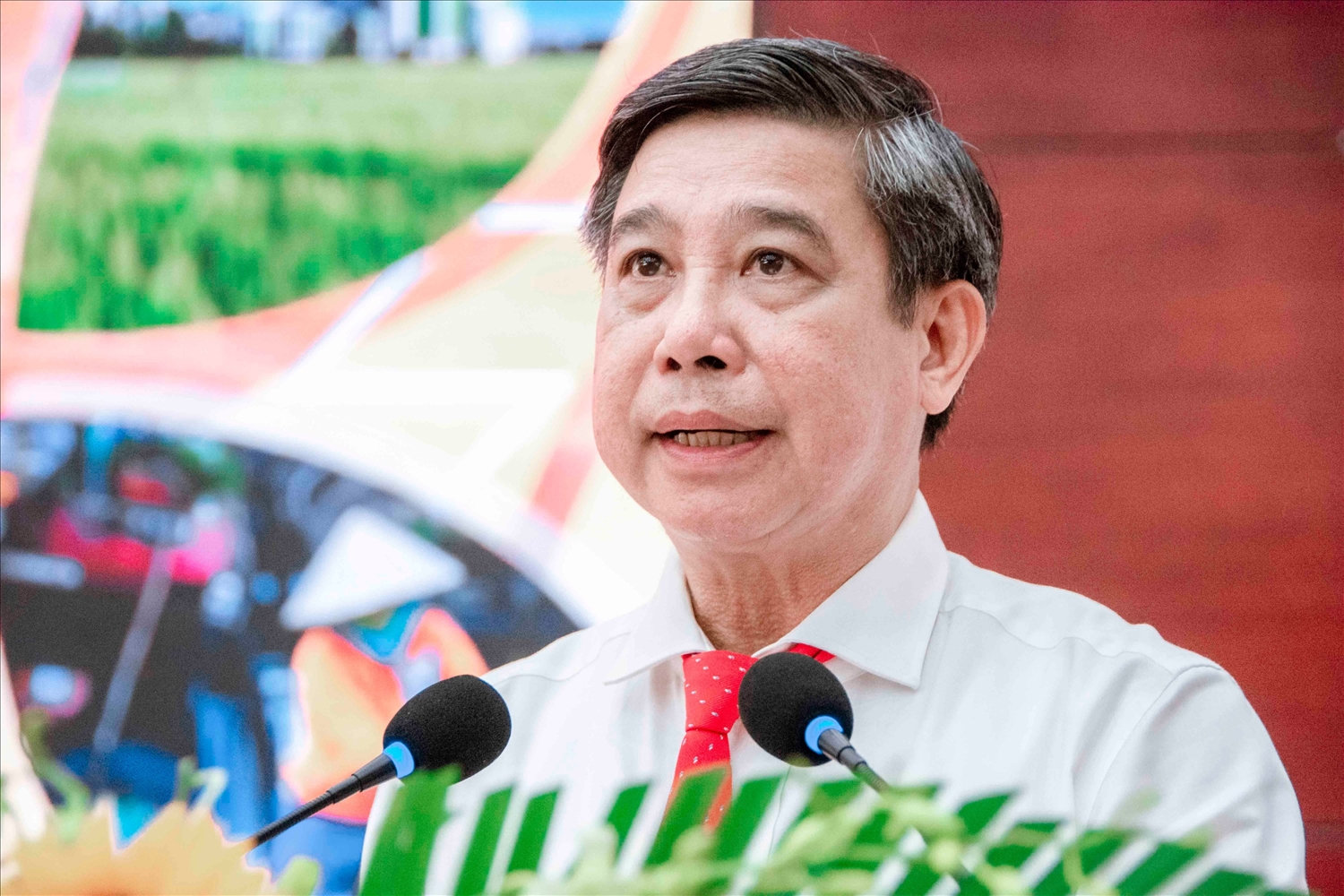  Ông Đồng Văn Thanh - Chủ tịch UBND tỉnh Hậu Giang phát biểu chào mừng Tuần lễ Chuyển đổi số và Khởi nghiệp đổi mới sáng tạo