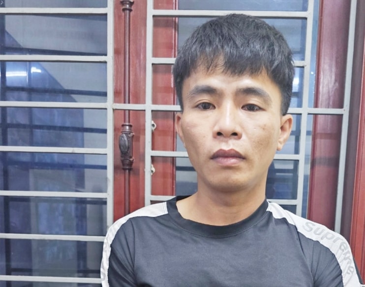 Đối tượng Hứa Văn Huy tại Cơ quan điều tra Đối tượng Hứa Văn Huy tại Cơ quan điều tra