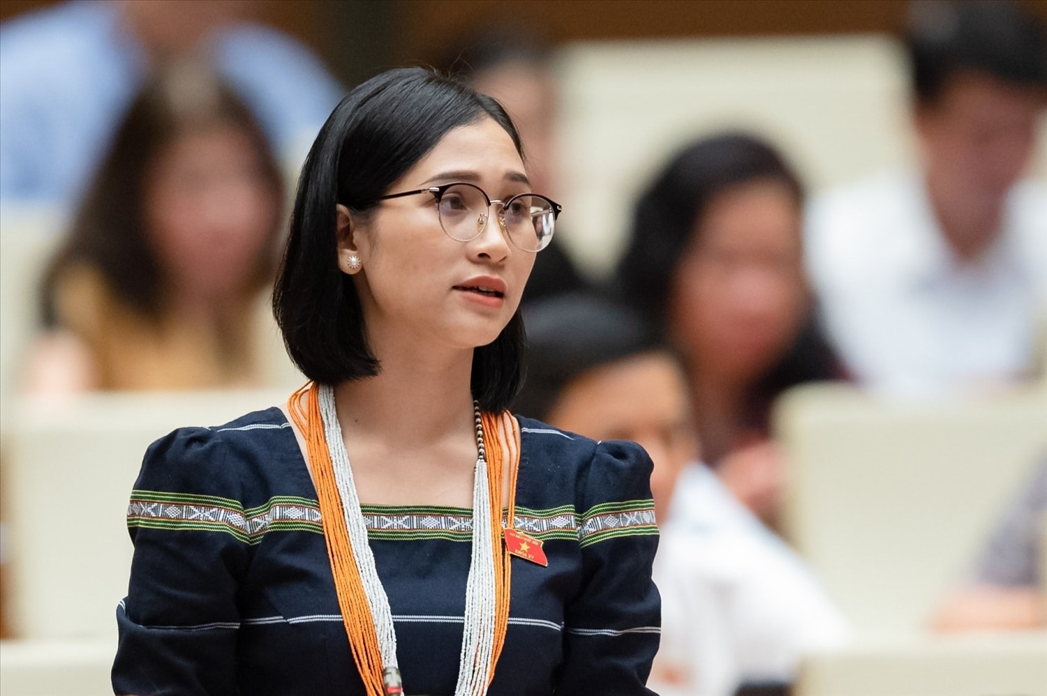 Đại biểu Nàng Xô Vi (Đoàn ĐBQH tỉnh Kon Tum)