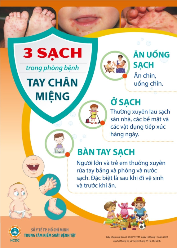Trung tâm kiểm soát bệnh tật TP. Hồ Chí Minh cảnh báo về bệnh tay chân miệng