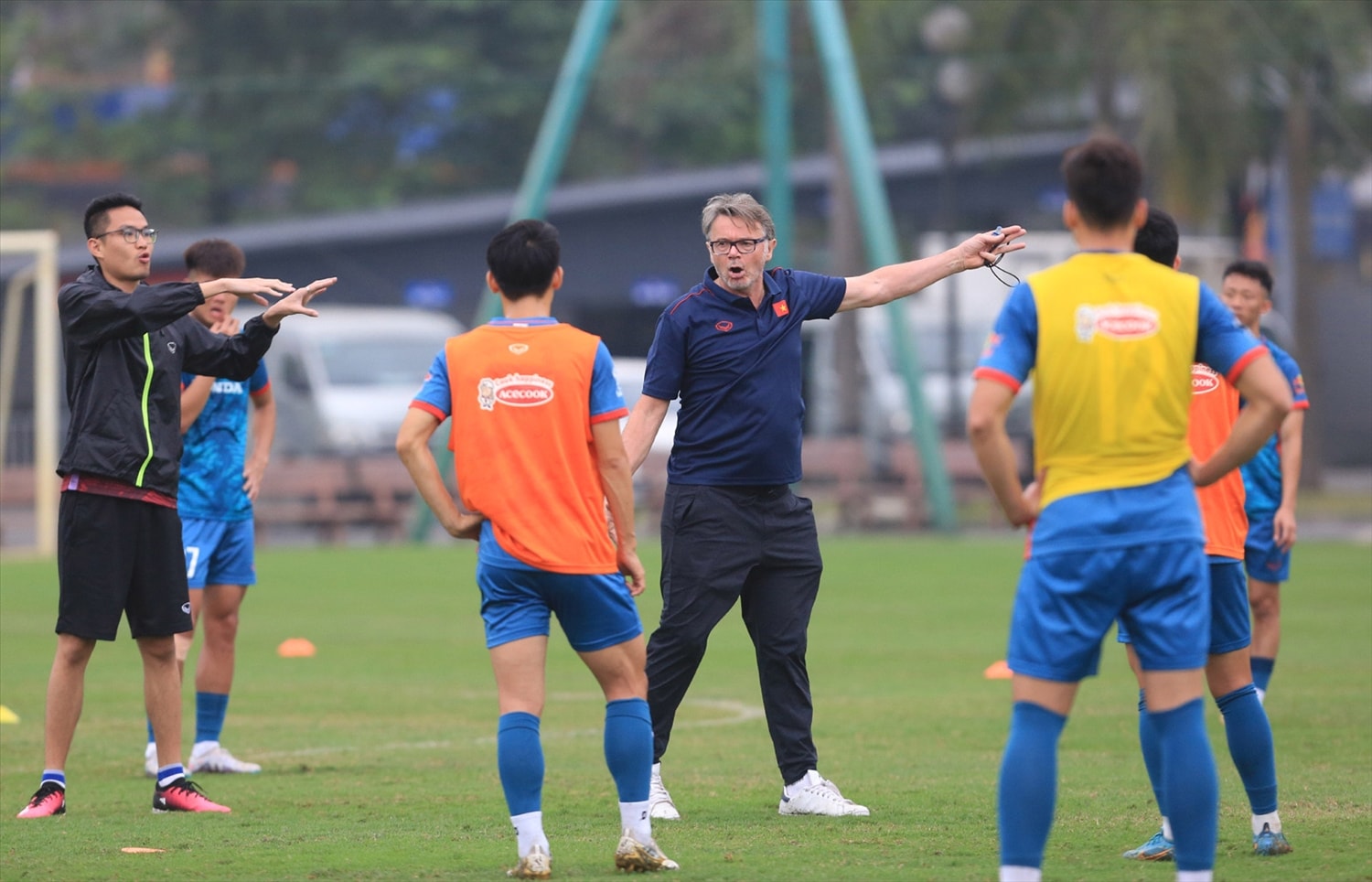 Chờ những nét mới của tuyển Việt Nam dưới thời HLV Troussier. Ảnh: VPF