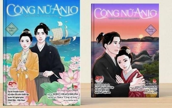 Hình ảnh phần đầu và phần cuối truyện tranh lịch sử 