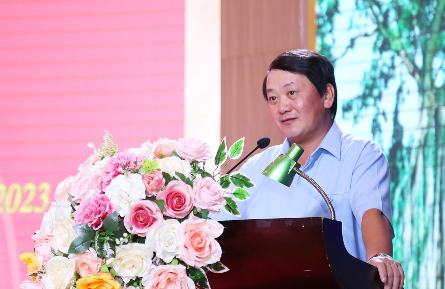 Bộ trưởng, Chủ nhiệm Hầu A Lềnh phát biểu khai mạc Hội nghị