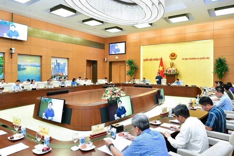Quang cảnh cuộc họp tại Nhà Quốc hội. (Ảnh: Đăng Anh)