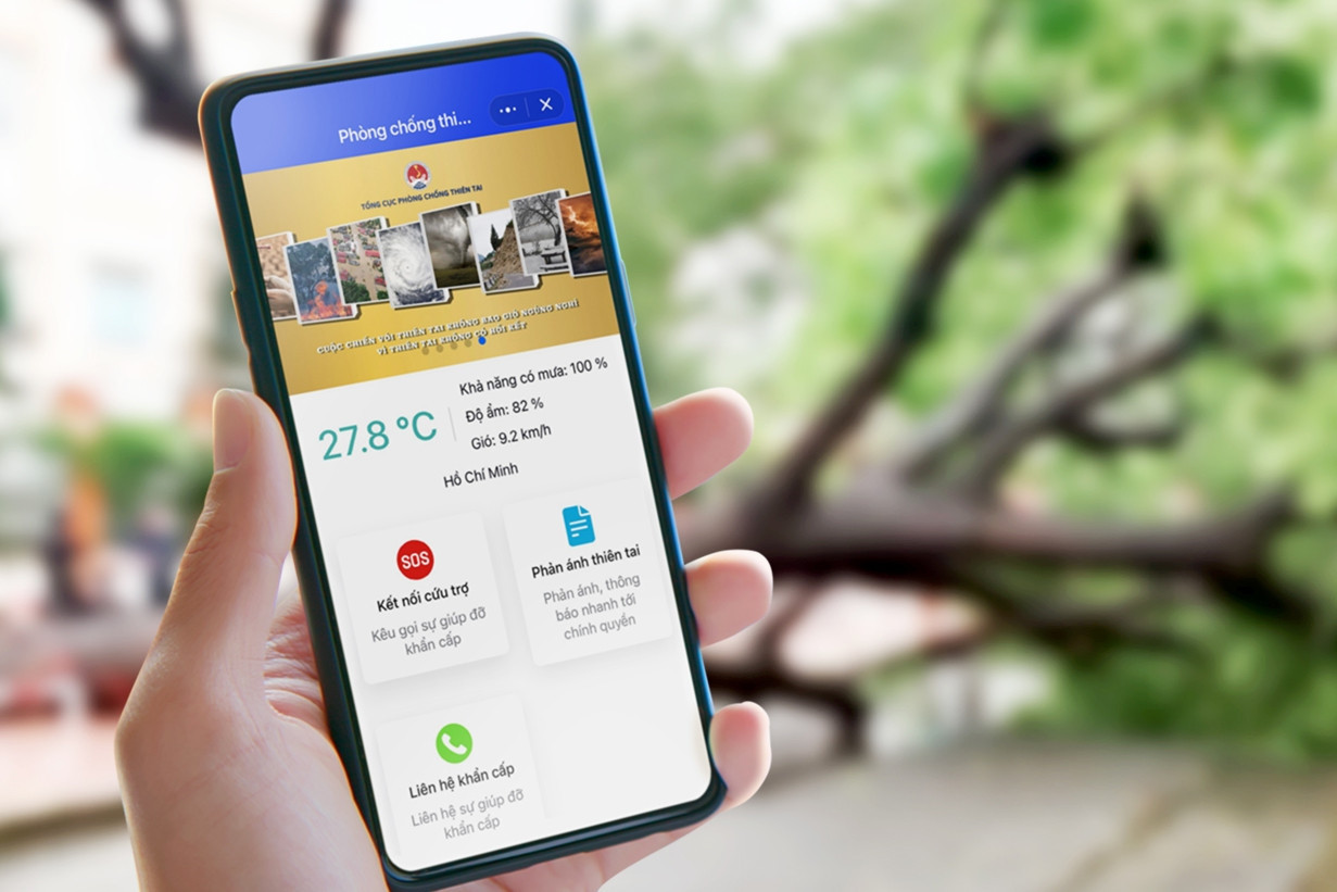 Mini app “Phòng chống thiên tai Việt Nam” được đánh giá cao về tính thiết thực với cộng đồng.