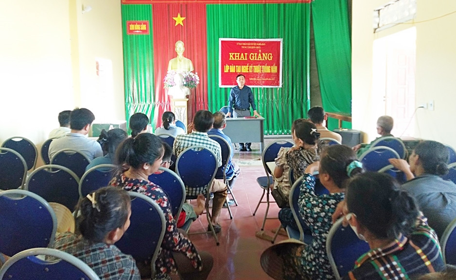 Tập huấn đào tạo nghề trồng nấm
