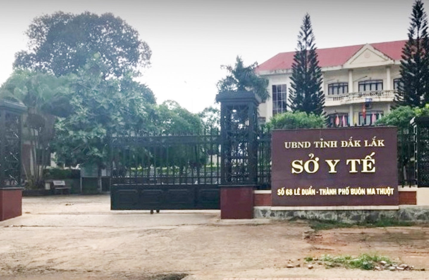 Trụ sở Sở Y tế Đắk Lắk nơi ông Nay Phi La công tác