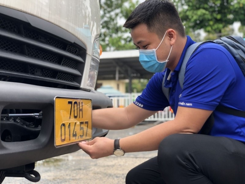 (Tổng hợp) Hướng dẫn thủ tục cấp biển số định danh 1