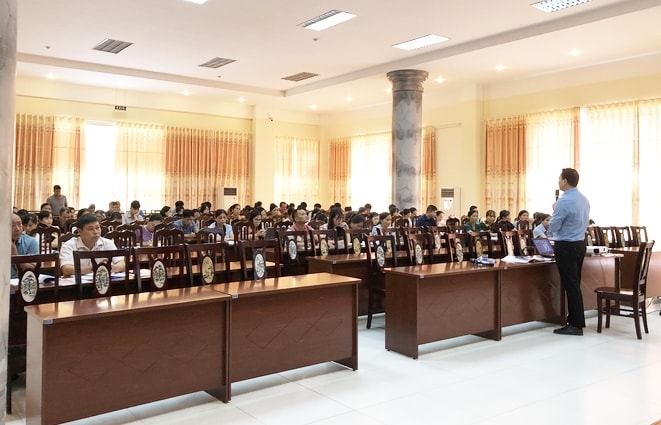 Quang cảnh lớp bồi dưỡng Quang cảnh lớp bồi dưỡng