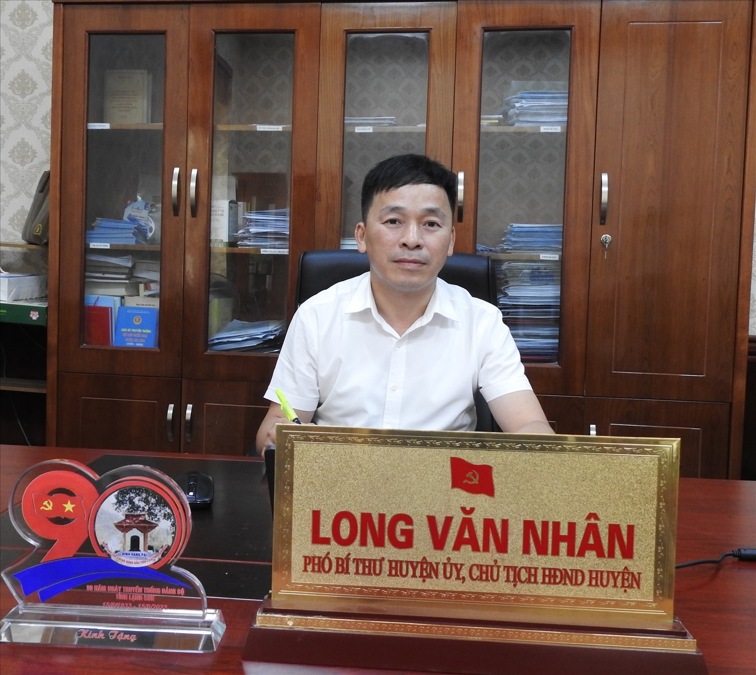 Phó Bí thư Huyện ủy, Chủ tịch HĐND huyện Chi Lăng -  Long Văn Nhân