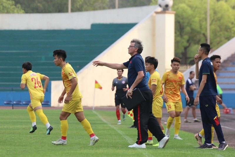 Đội tuyển U23 Việt Nam của HLV Philippe Trousie chính thức hội quân (Ảnh IT)