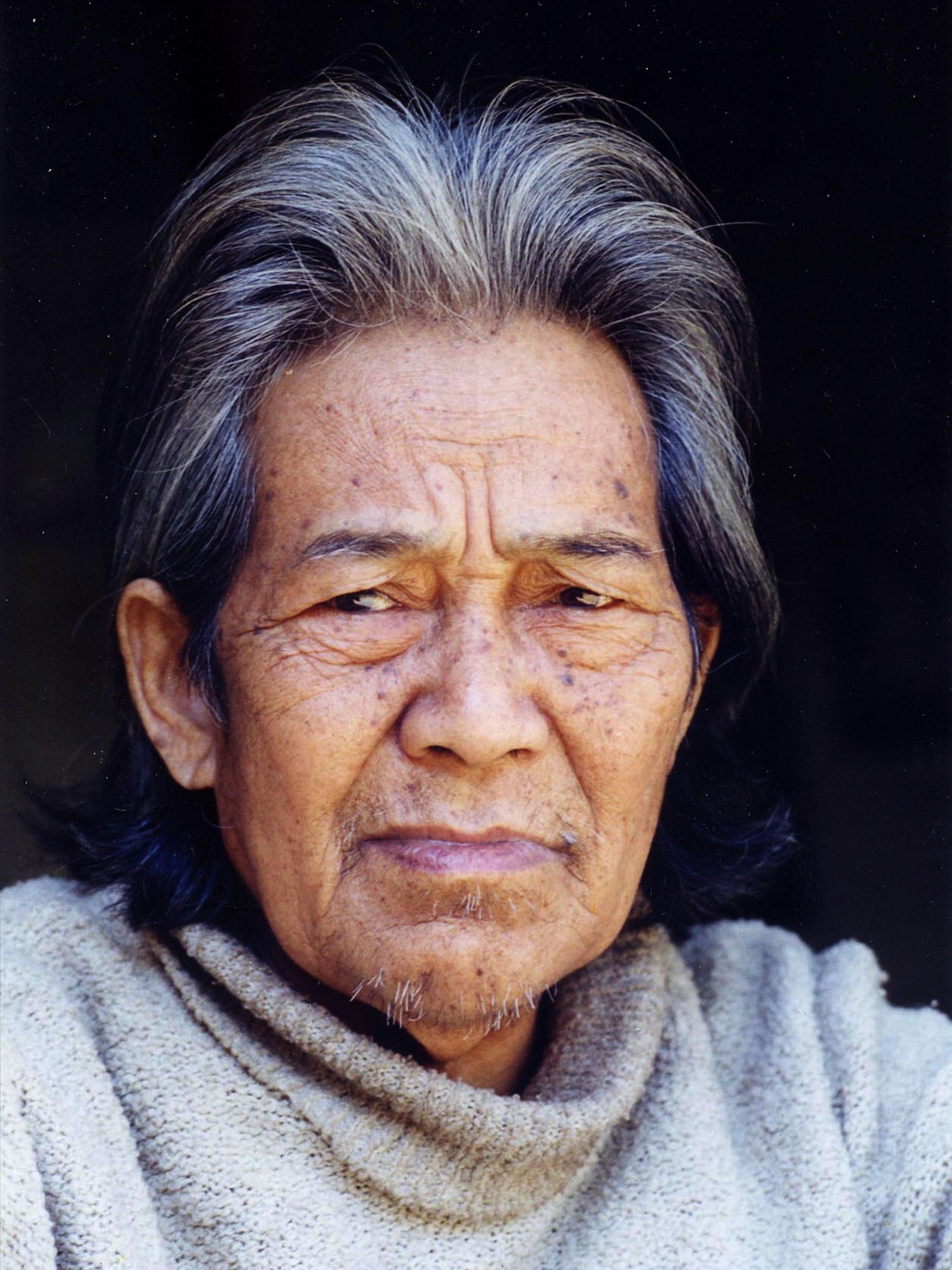 Chân dung cố họa sĩ Xu Man Ảnh: Trần Phong