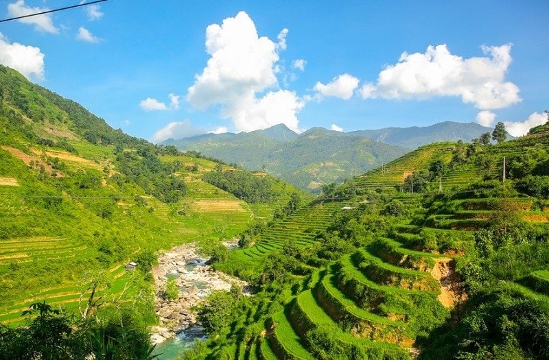 Những thửa ruộng bậc thang ở Xín Mần