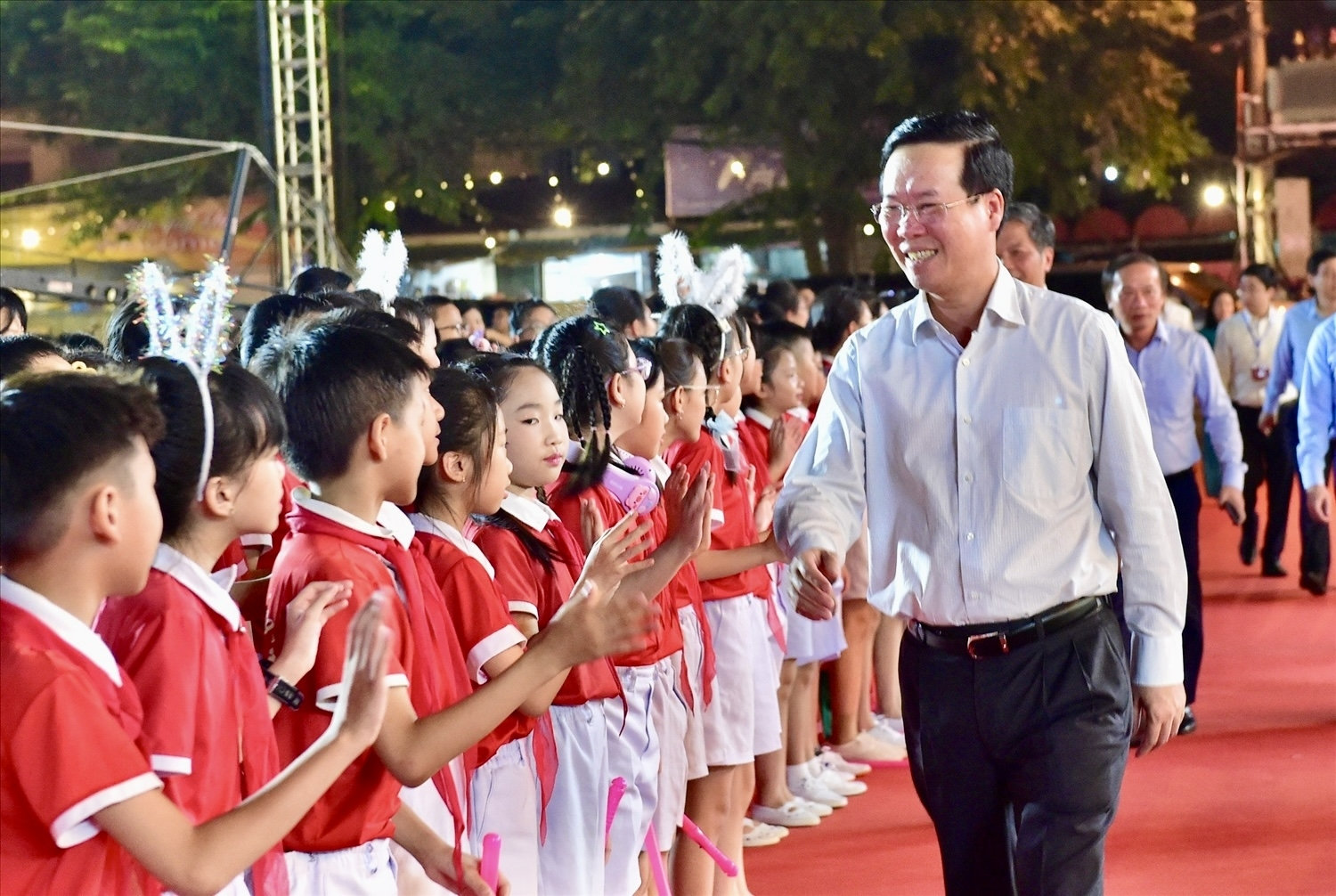 Ủy viên Bộ Chính trị, Chủ tịch nước Cộng hòa Xã hội Chủ nghĩa Việt Nam Võ Văn Thưởng tham dự Lễ  hội