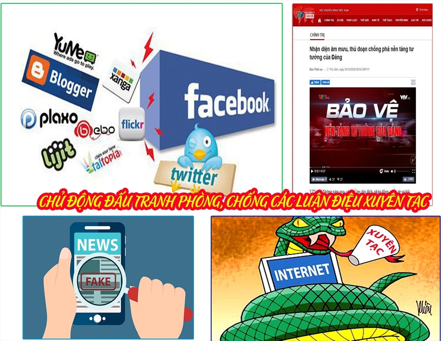 Người làm báo cần chủ động đấu tranh phòng, chống các luận điệu xuyên tạc để bảo vệ nền tảng tư tưởng của Đảng - ảnh Tư liệu