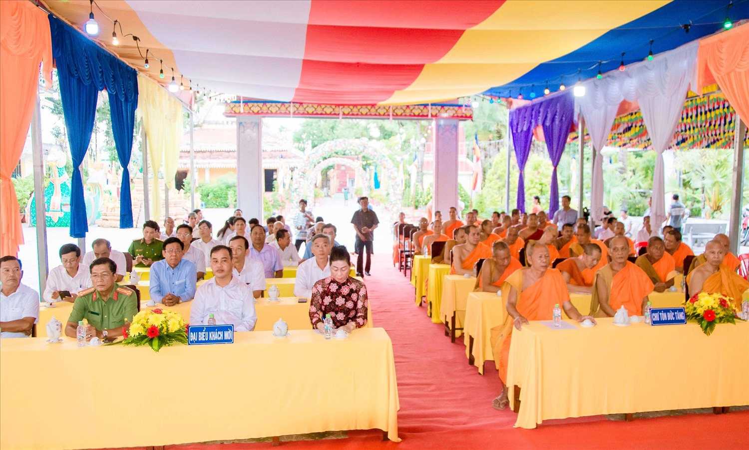 Các đại biểu tham dự họp mặt lễ Sen Dolta năm 2023
