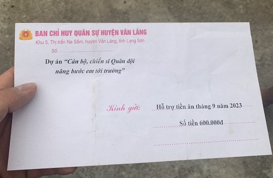Mỗi em học sinh có hoàn cảnh khó khăn được Dự án Mỗi em học sinh có hoàn cảnh khó khăn được Dự án