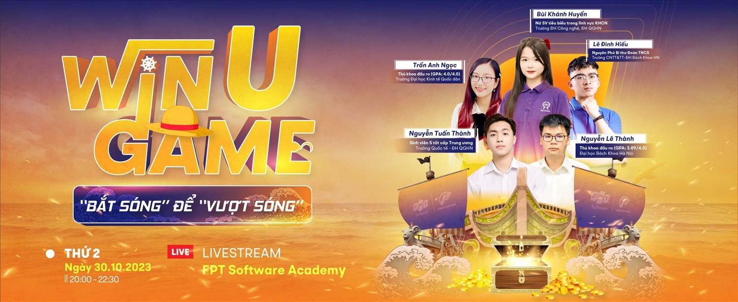 Sắp diễn ra Talkshow “Win U Game 3 – Bắt sóng để vượt sóng”, nhiều diễn giả GenZ tài giỏi góp mặt